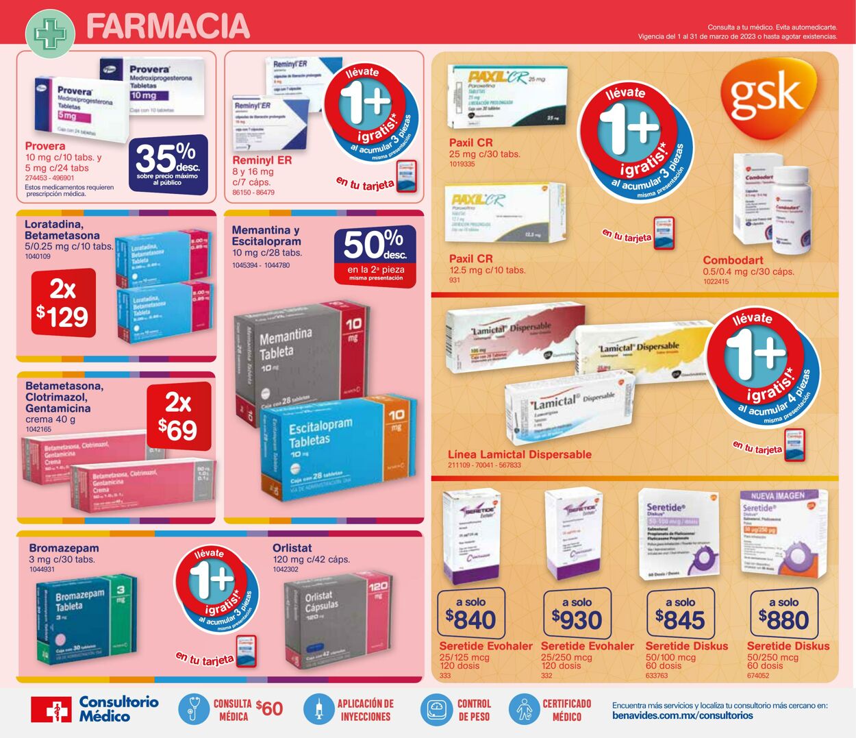 Catálogo Farmacia Benavides 01.03.2023 - 31.03.2023