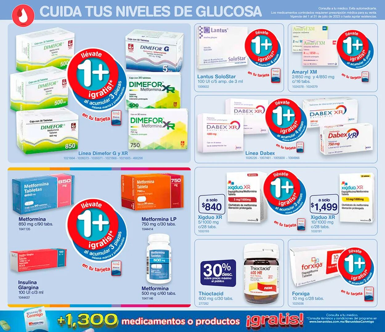 Catálogo Farmacia Benavides 01.07.2023 - 31.07.2023