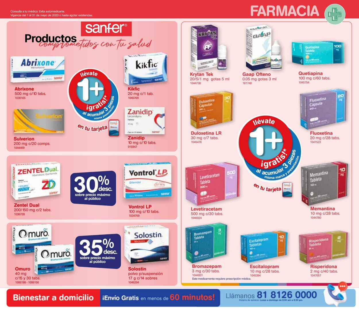 Catálogo Farmacia Benavides 01.05.2023 - 24.05.2023