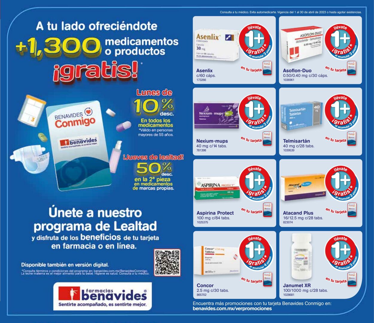 Catálogo Farmacia Benavides 01.04.2023 - 30.04.2023