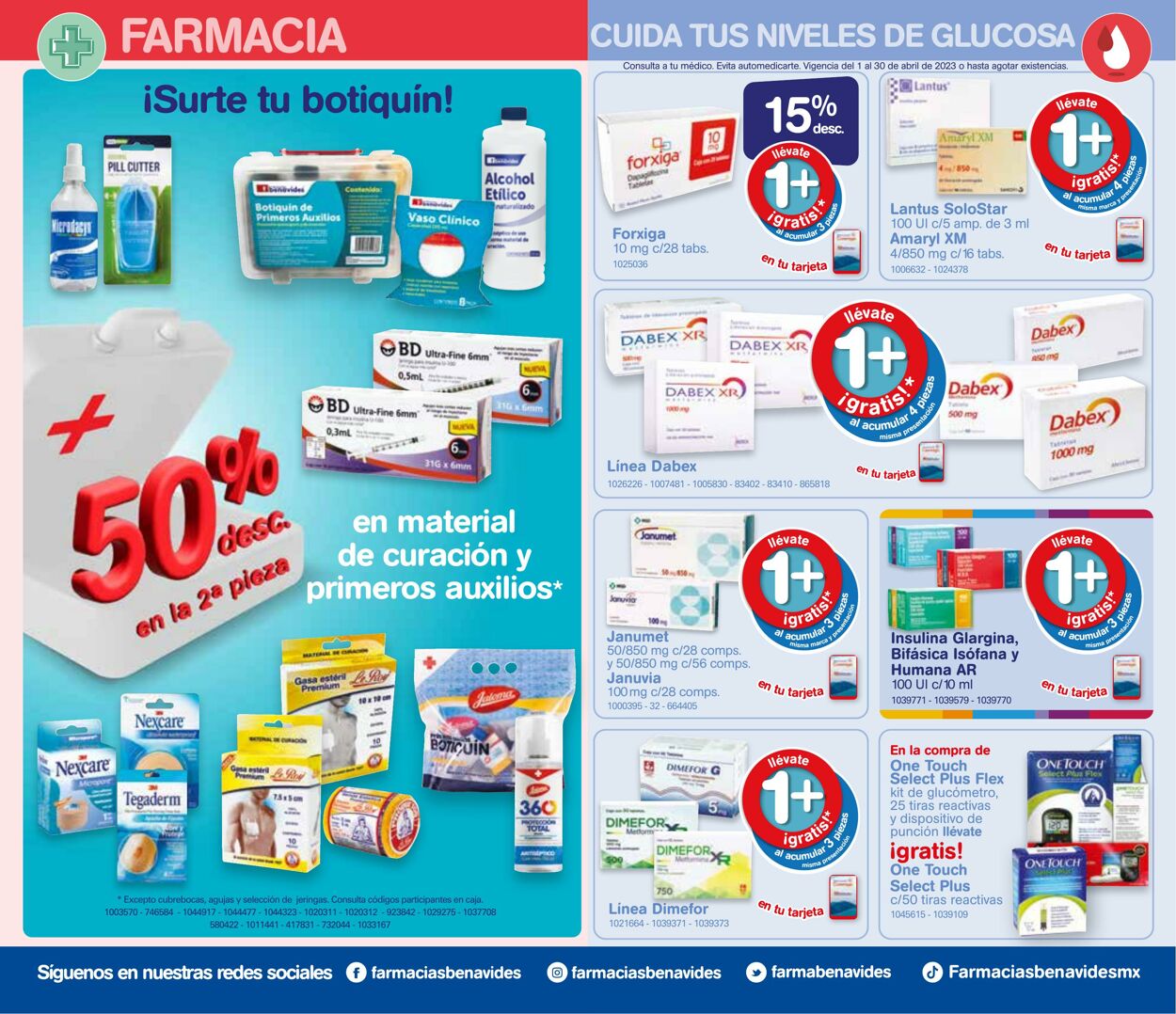 Catálogo Farmacia Benavides 01.04.2023 - 30.04.2023