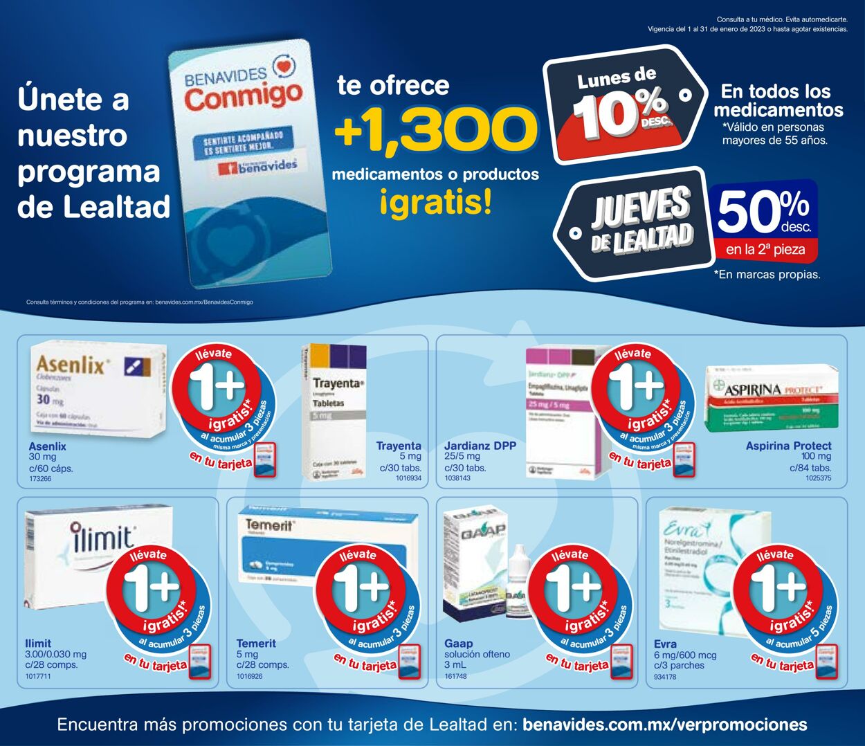 Catálogo Farmacia Benavides 01.01.2023 - 31.01.2023