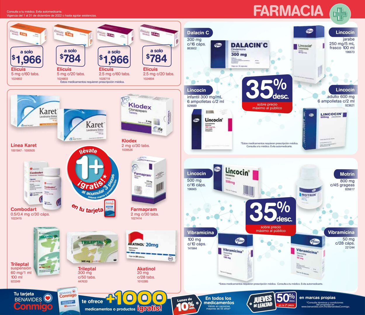 Catálogo Farmacia Benavides 01.12.2022 - 31.12.2022