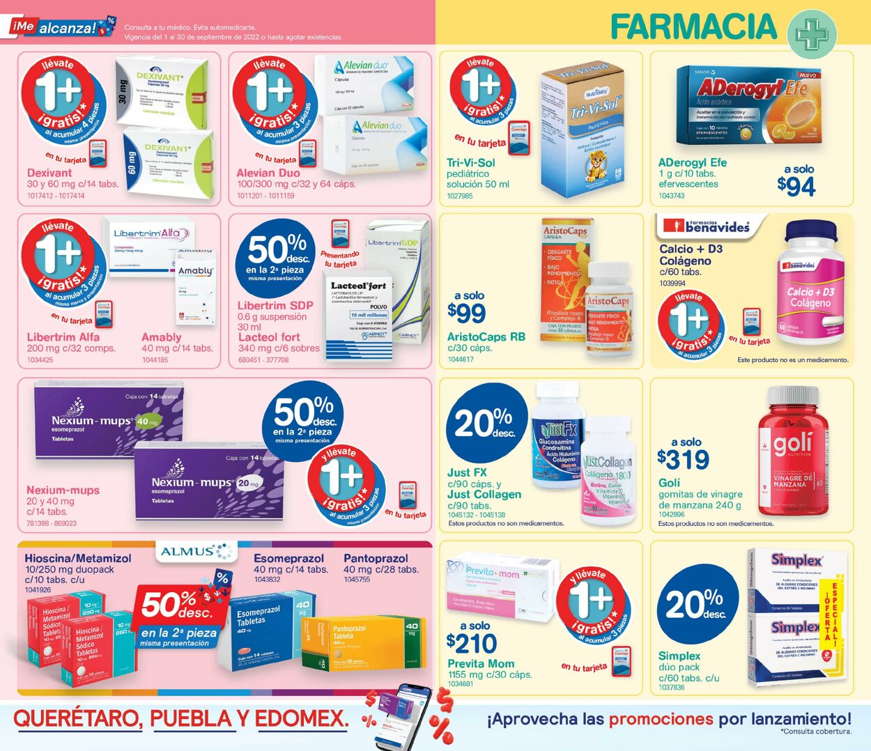 Catálogo Farmacia Benavides 01.09.2022 - 30.09.2022
