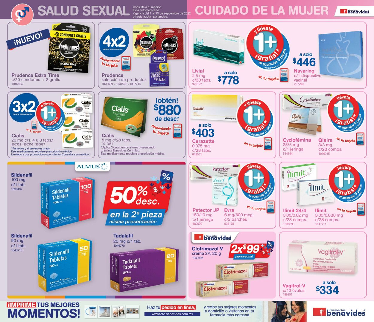 Catálogo Farmacia Benavides 01.09.2022 - 30.09.2022