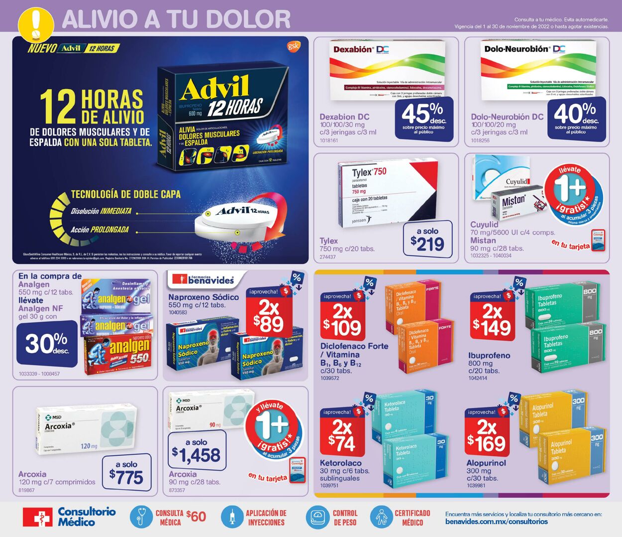 Catálogo Farmacia Benavides 01.11.2022 - 30.11.2022