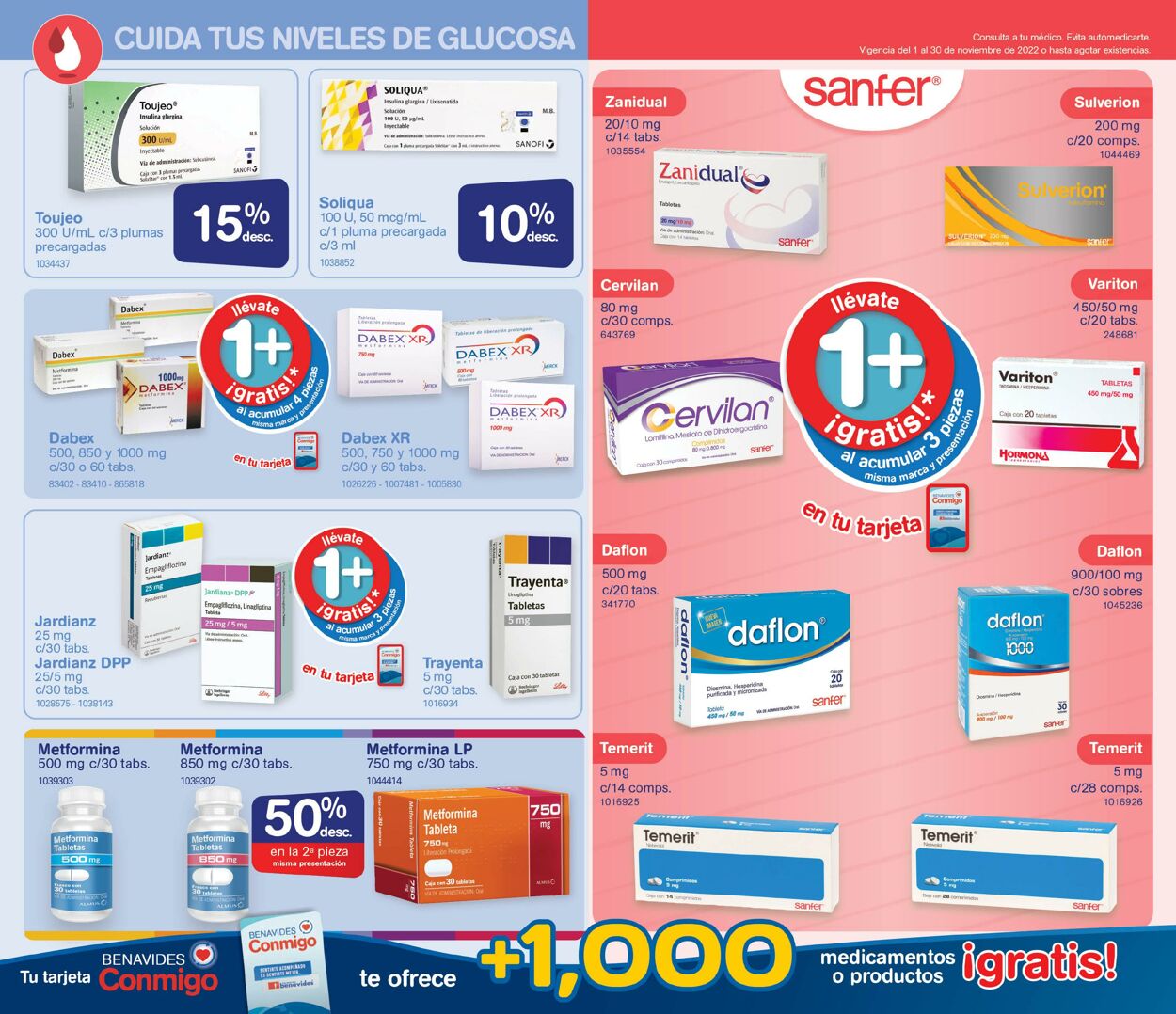 Catálogo Farmacia Benavides 01.11.2022 - 30.11.2022