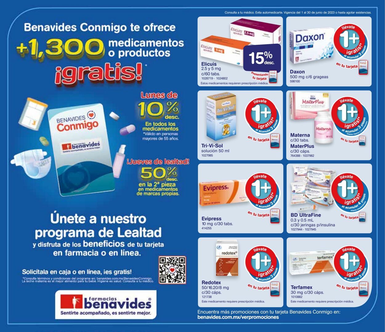 Catálogo Farmacia Benavides 01.06.2023 - 30.06.2023