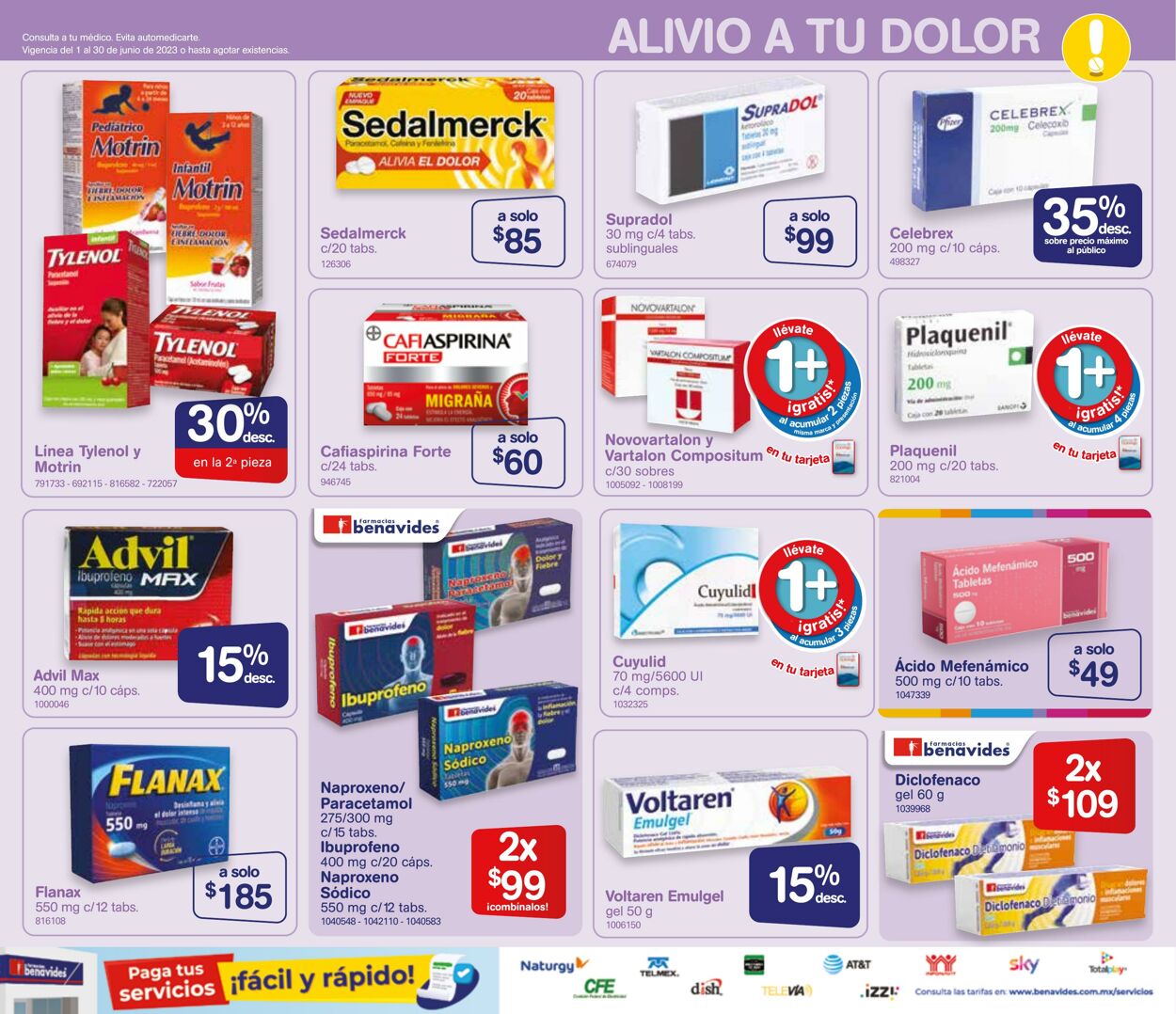 Catálogo Farmacia Benavides 01.06.2023 - 30.06.2023