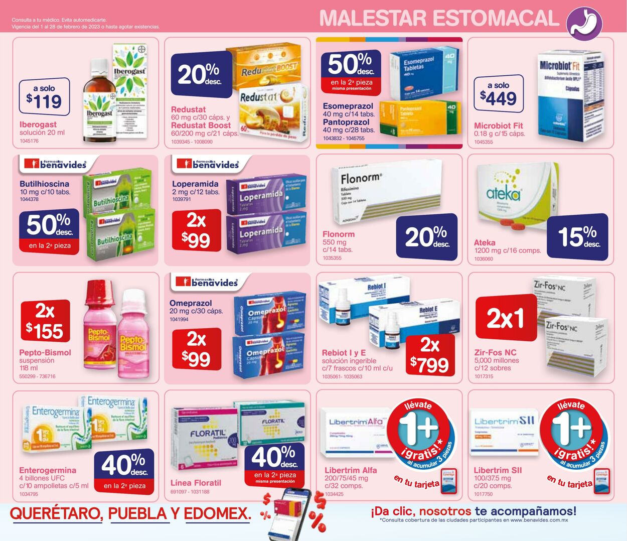 Catálogo Farmacia Benavides 01.02.2023 - 28.02.2023