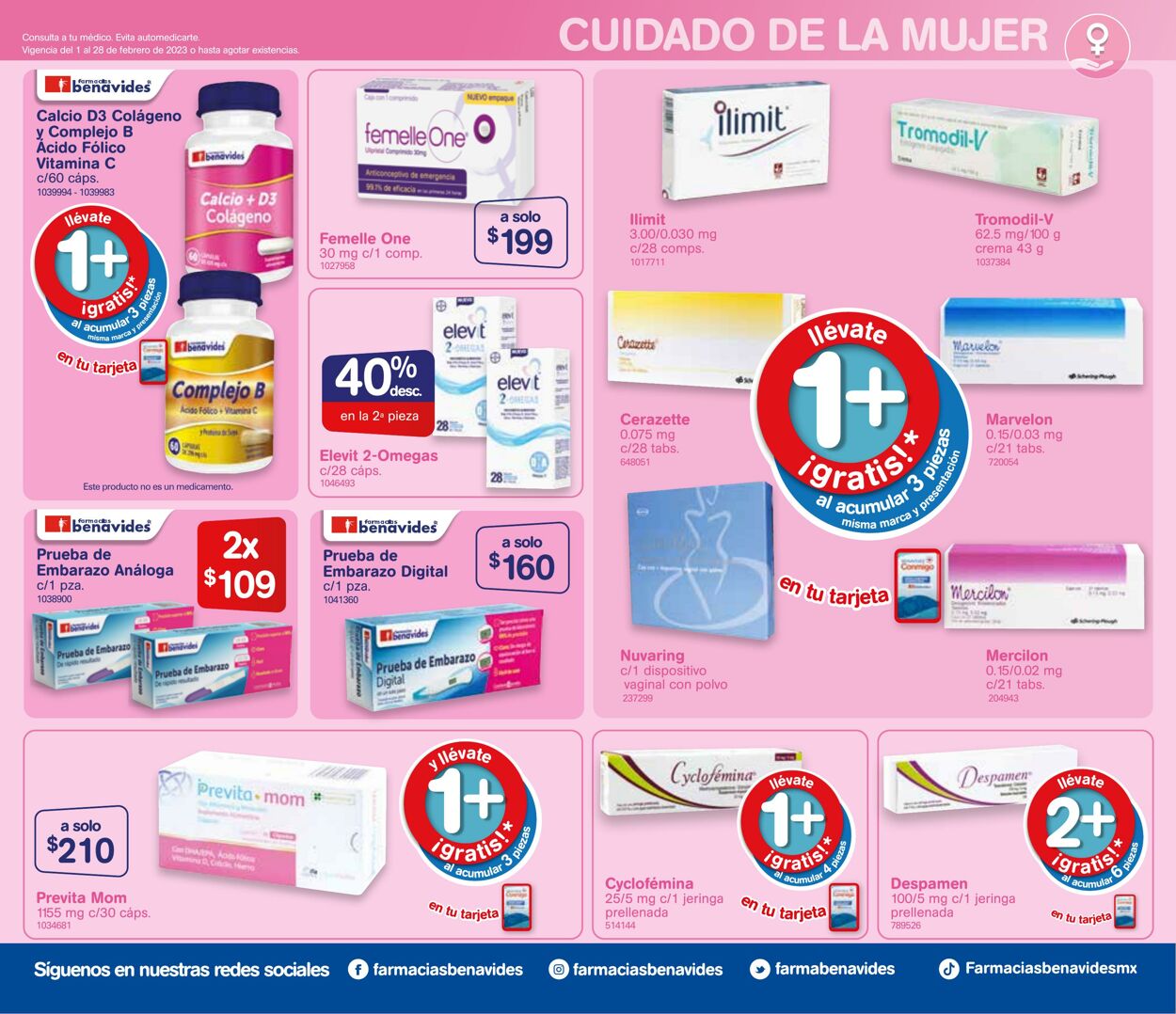 Prueba de embarazo farmacia benavides hot sale