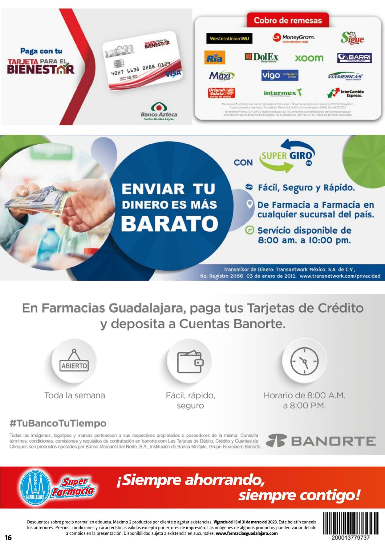 Catálogo Farmacia Guadalajara 15.03.2023 - 31.03.2023