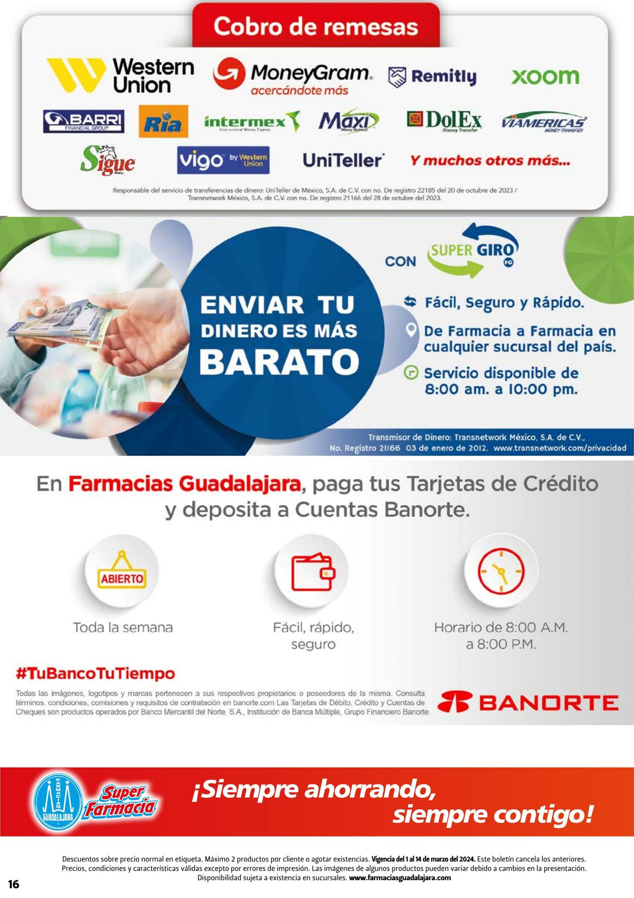 Catálogo Farmacia Guadalajara 01.03.2024 - 14.03.2024