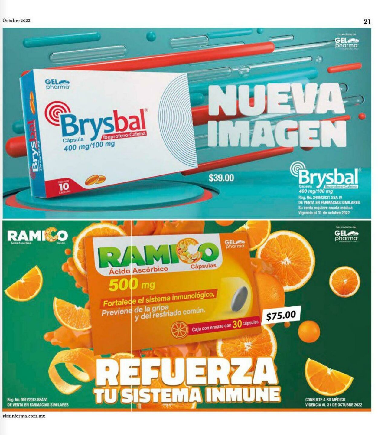 Catálogo Actual Farmacias Similares Válido Del 01 10 Al 31 10