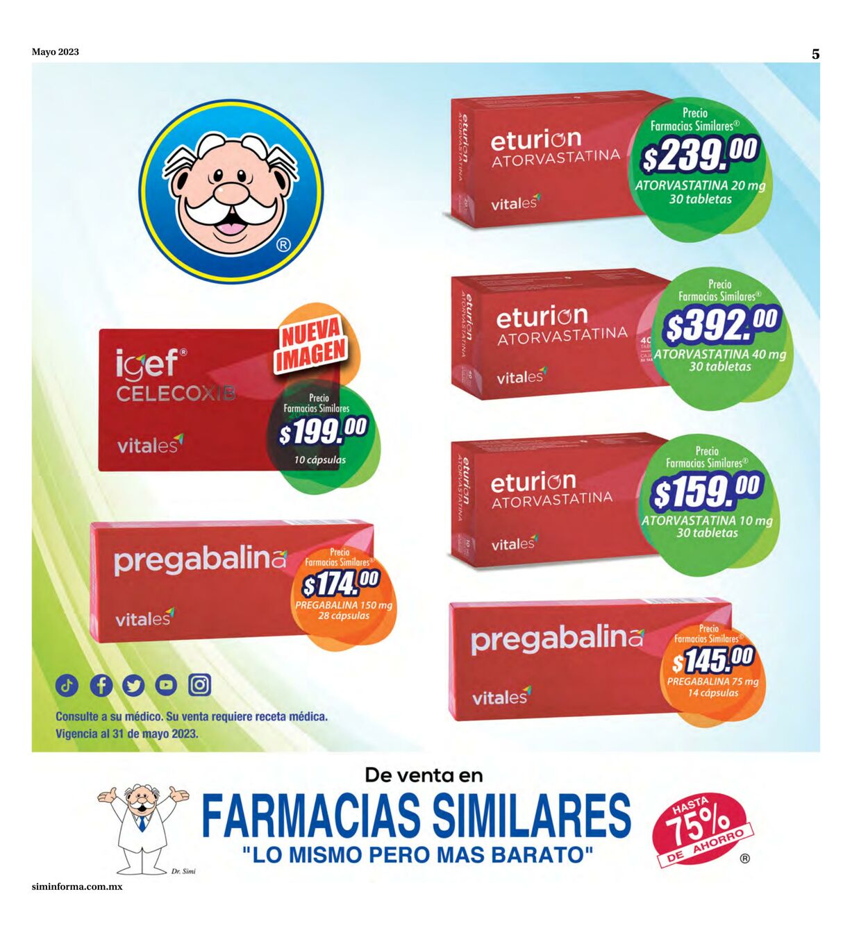 Catálogo Farmacias Similares 01.05.2023 - 31.05.2023