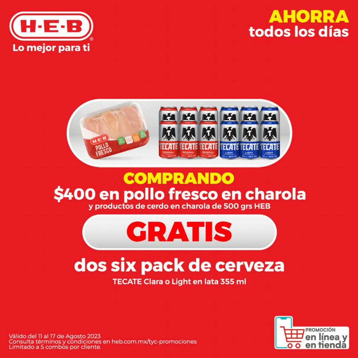 Catálogo HEB 11.08.2023 - 24.08.2023