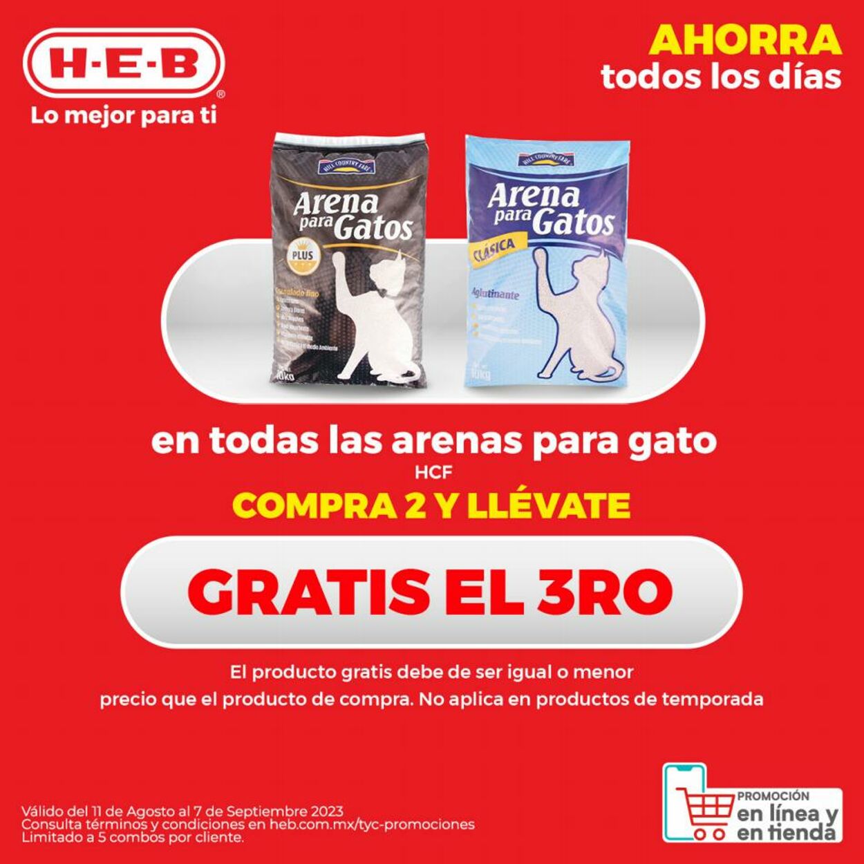 Catálogo HEB 11.08.2023 - 24.08.2023