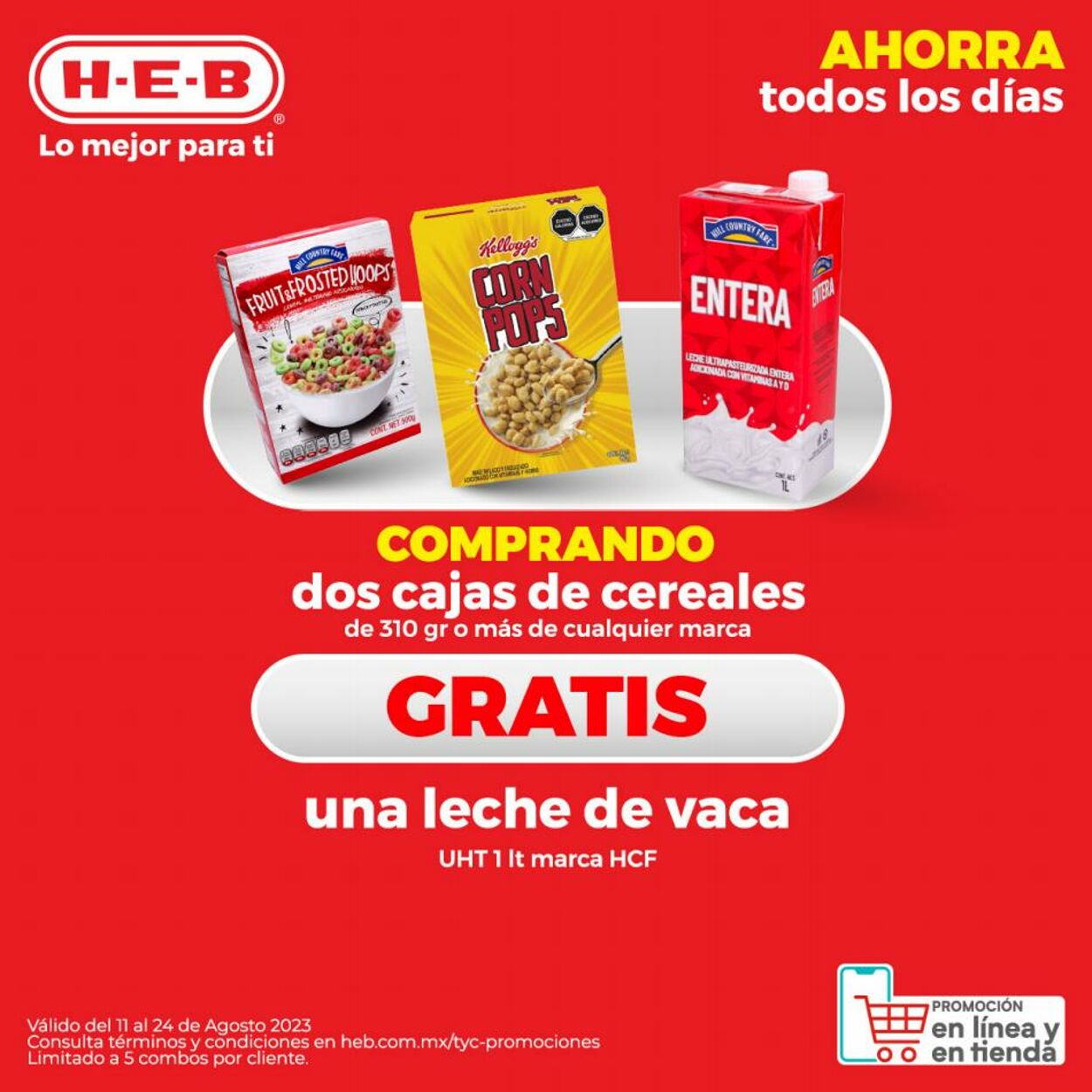 Catálogo HEB 11.08.2023 - 24.08.2023