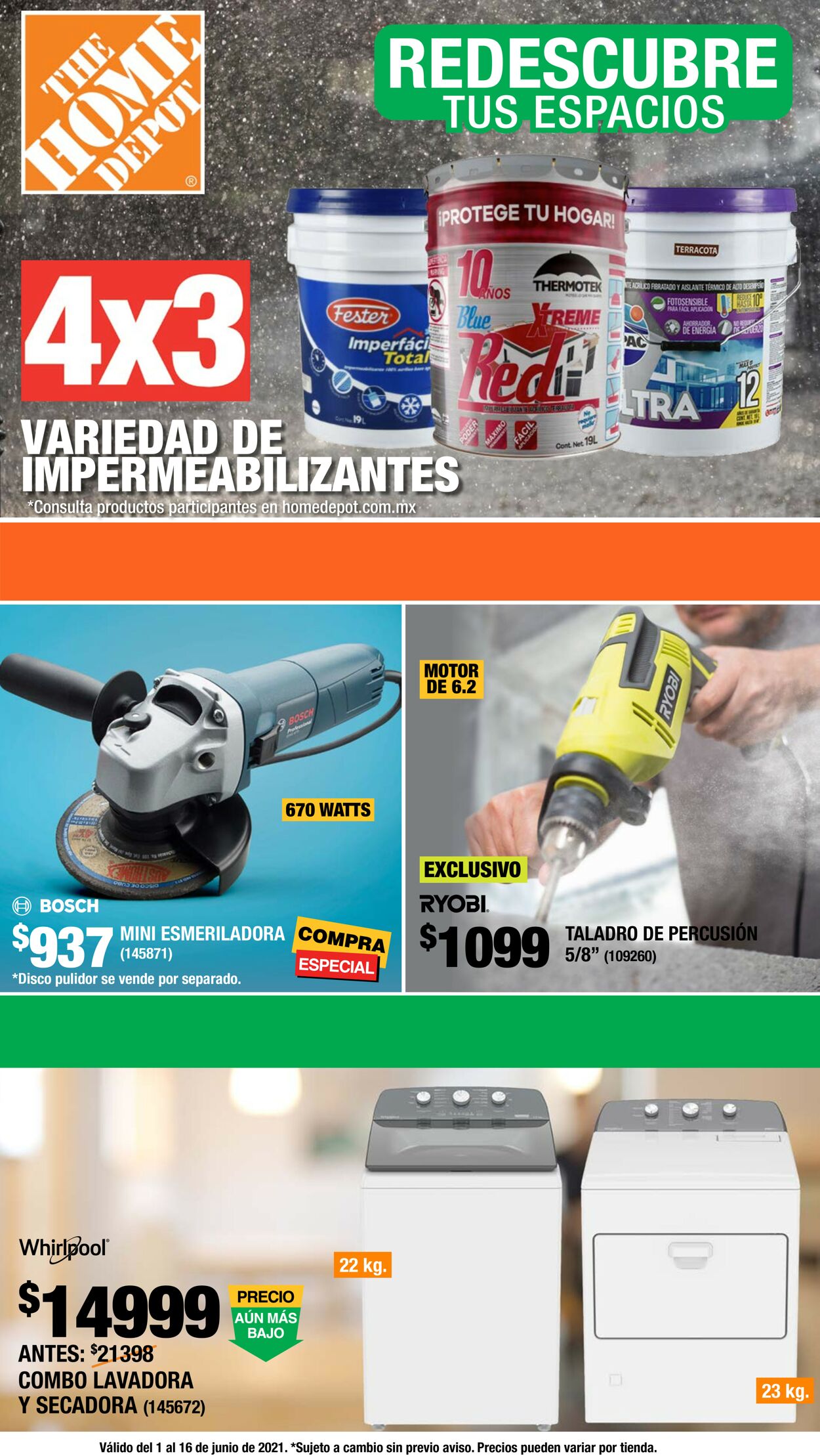 Catálogo Home Depot 01.06.2021 - 16.06.2021