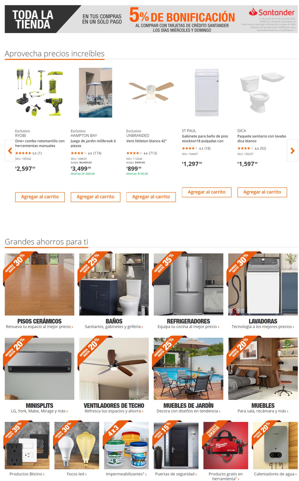 Catálogo Home Depot 19.06.2023 - 05.07.2023