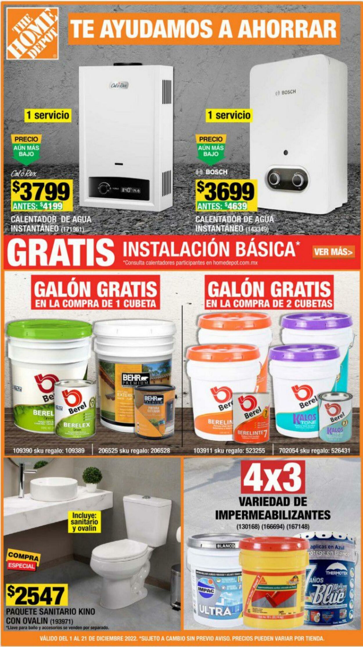 Catálogo Home Depot 01.12.2022 - 21.12.2022