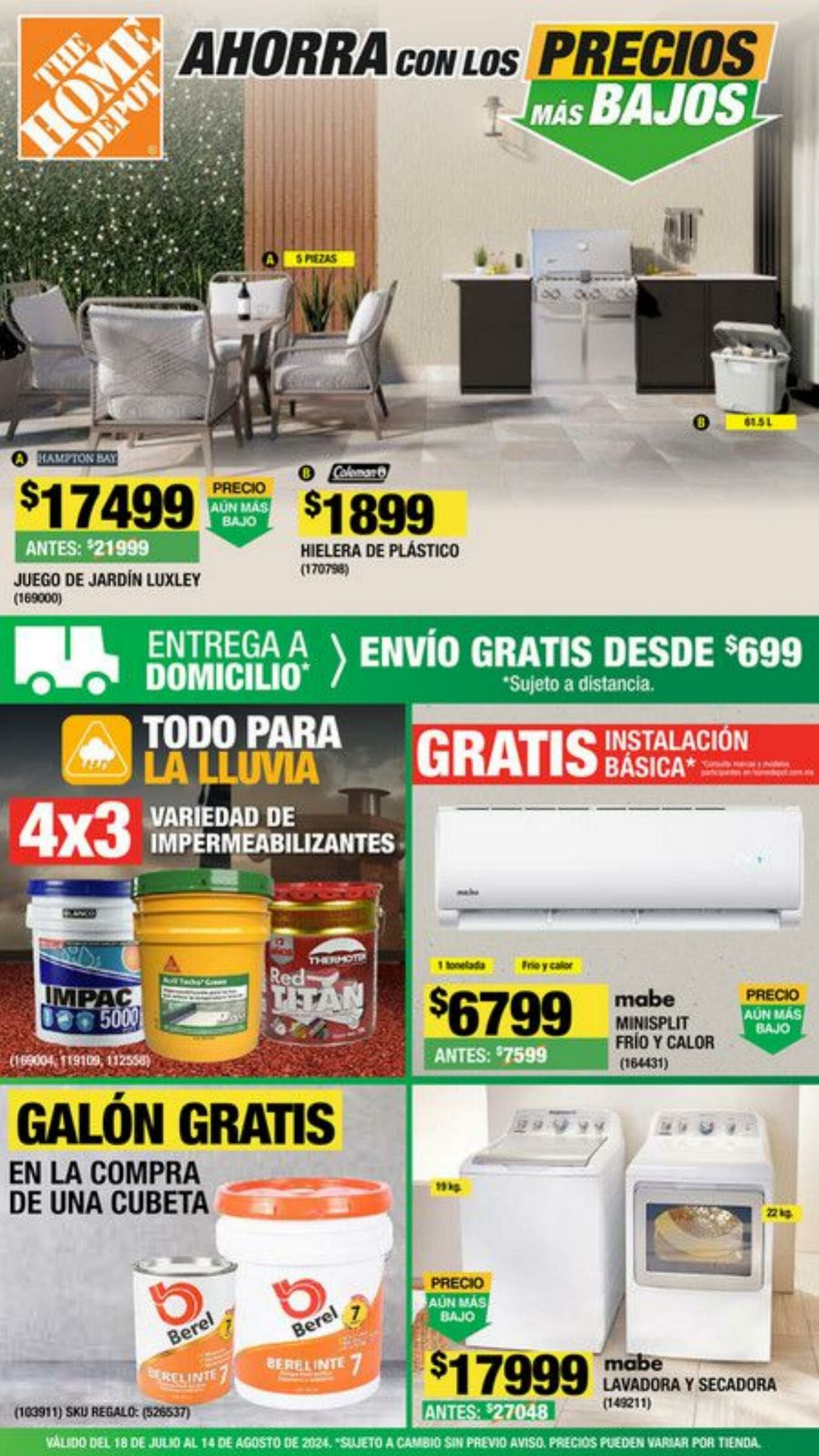 Catálogo Home Depot 01.08.2024 - 15.08.2024