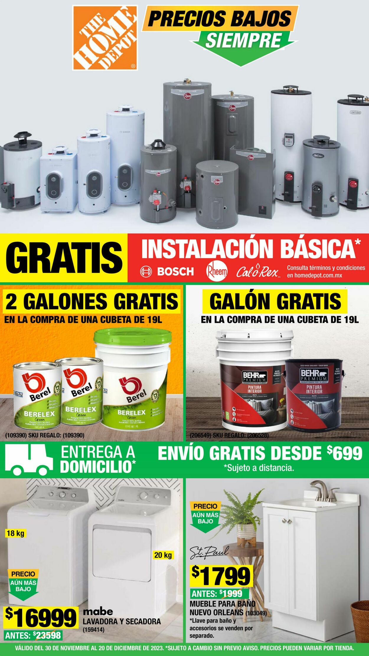 Catálogo Home Depot 30.11.2023 - 20.12.2023