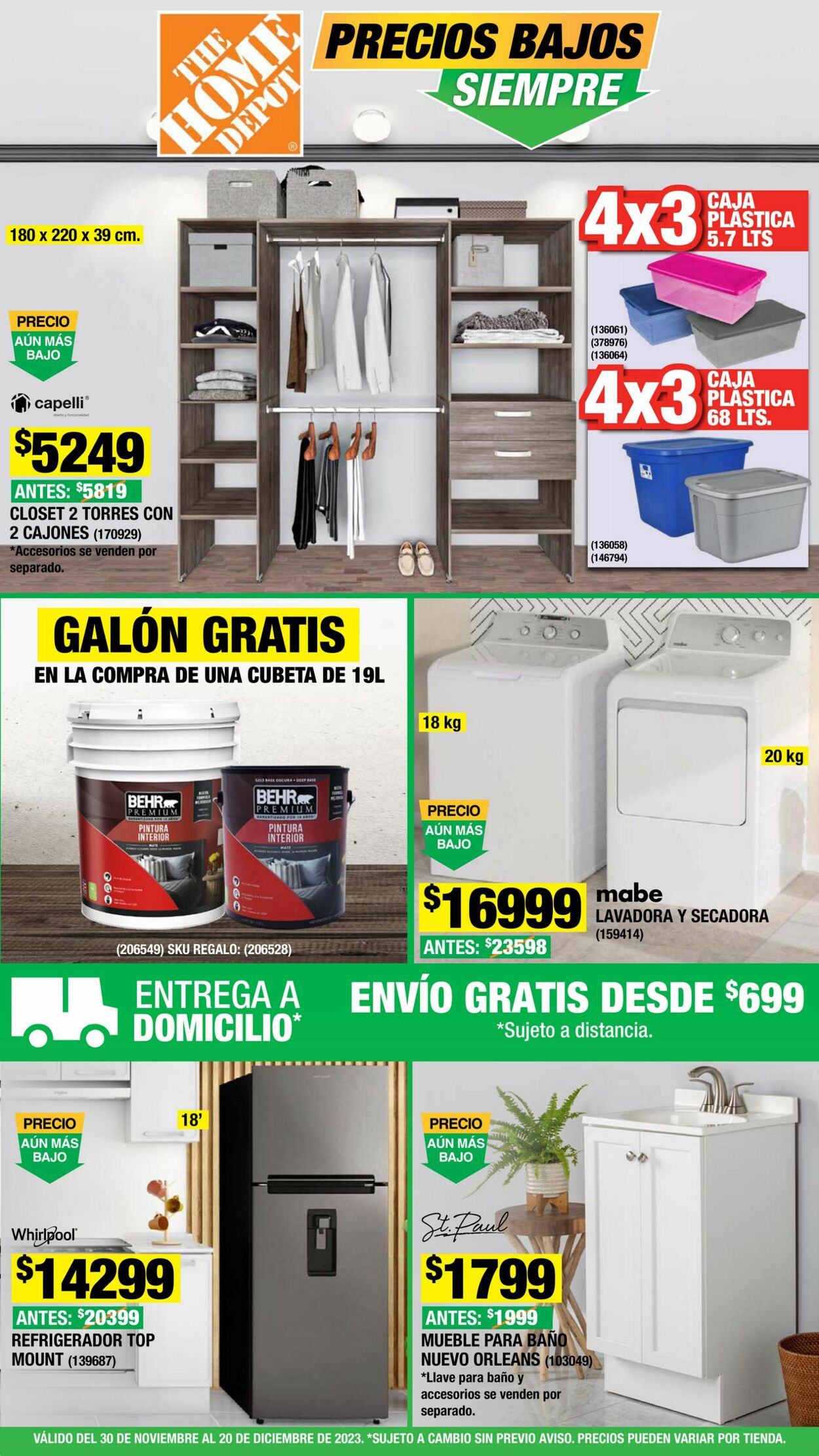 Catálogo Home Depot 30.11.2023 - 20.12.2023