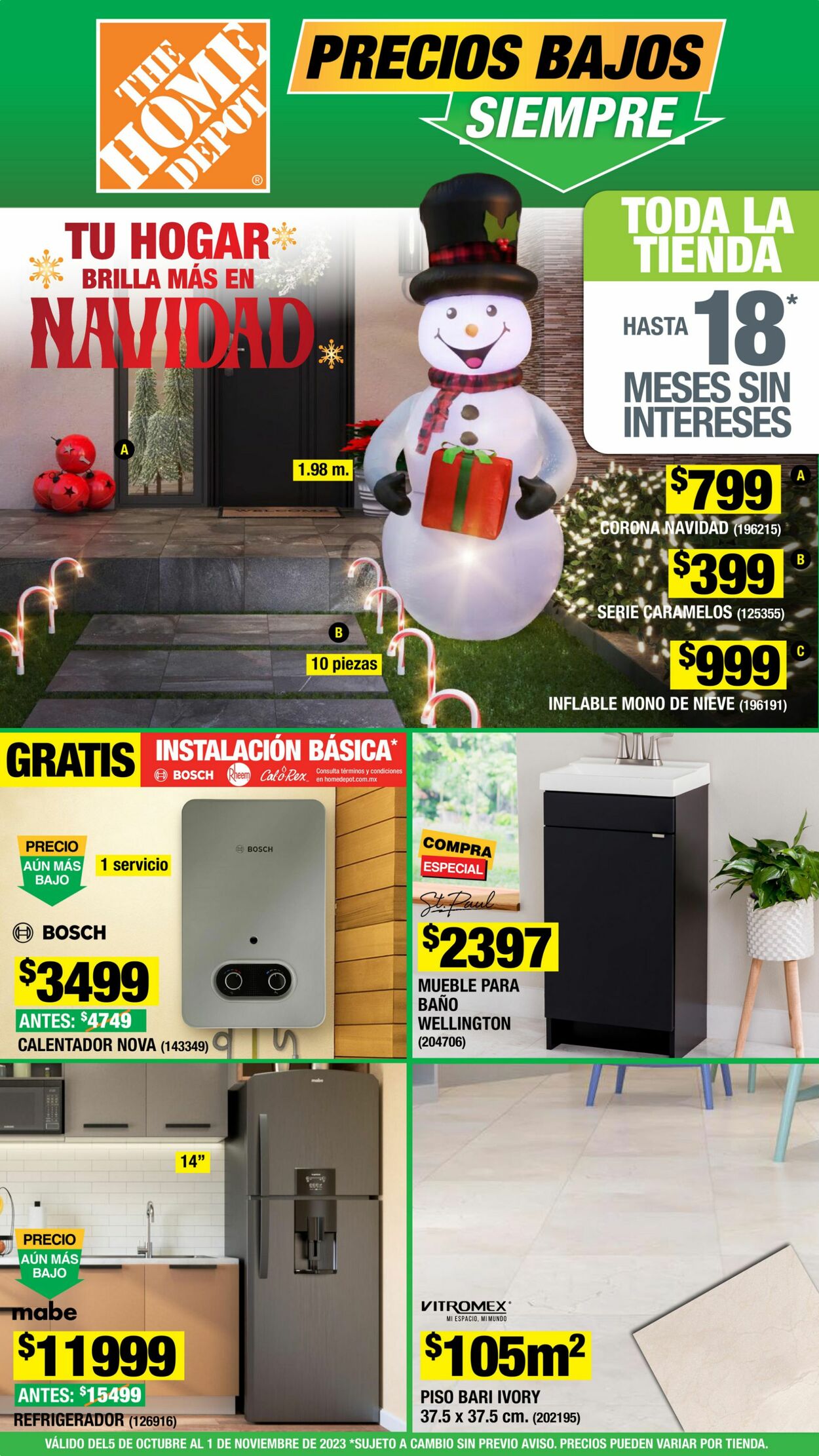 Catálogo Home Depot 05.10.2023 - 01.11.2023