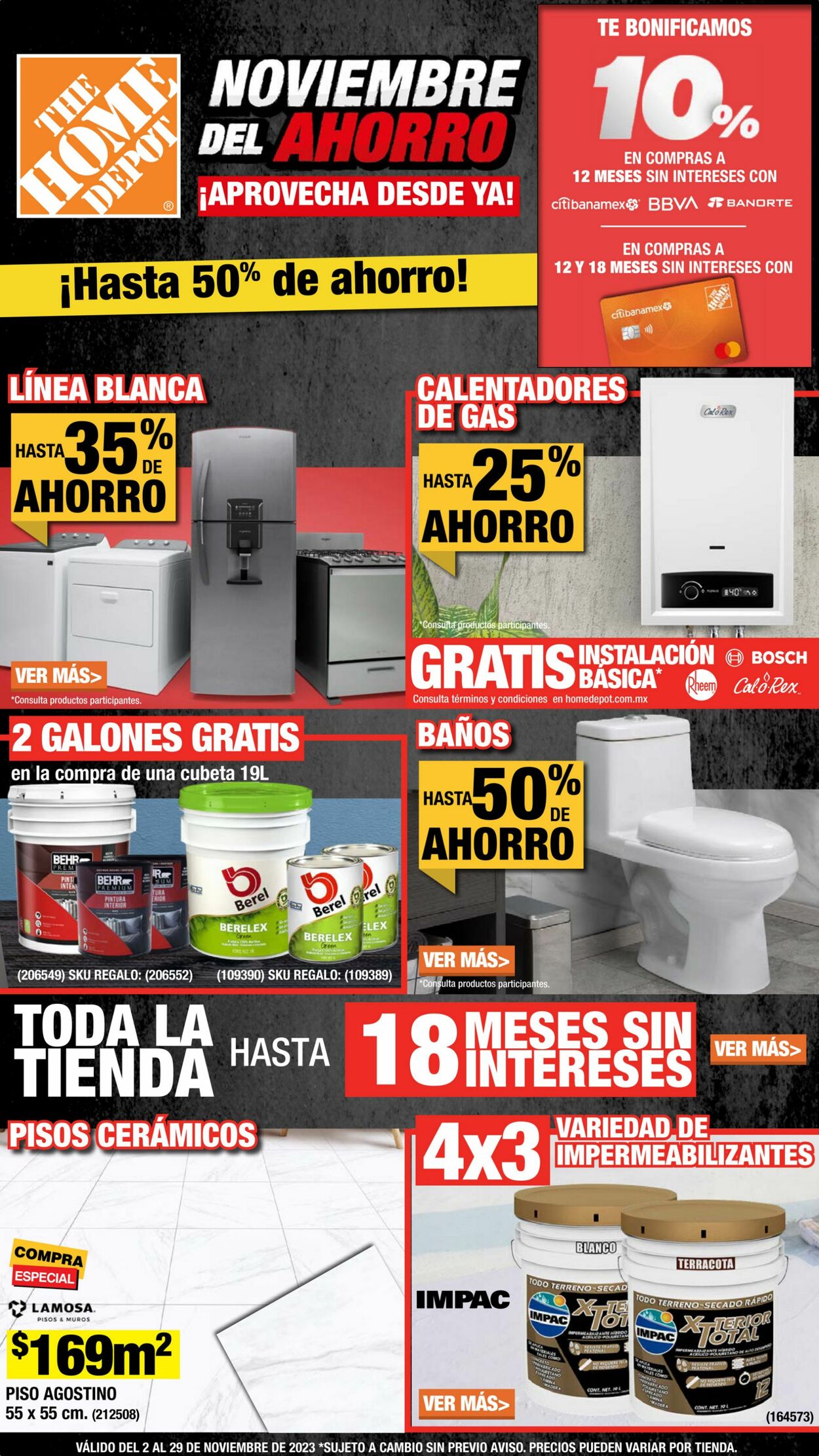 Catálogo Home Depot 06.11.2023 - 29.11.2023