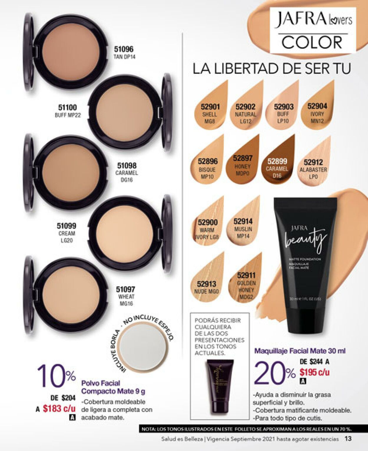 Catálogo Jafra 01.09.2021 - 30.09.2021