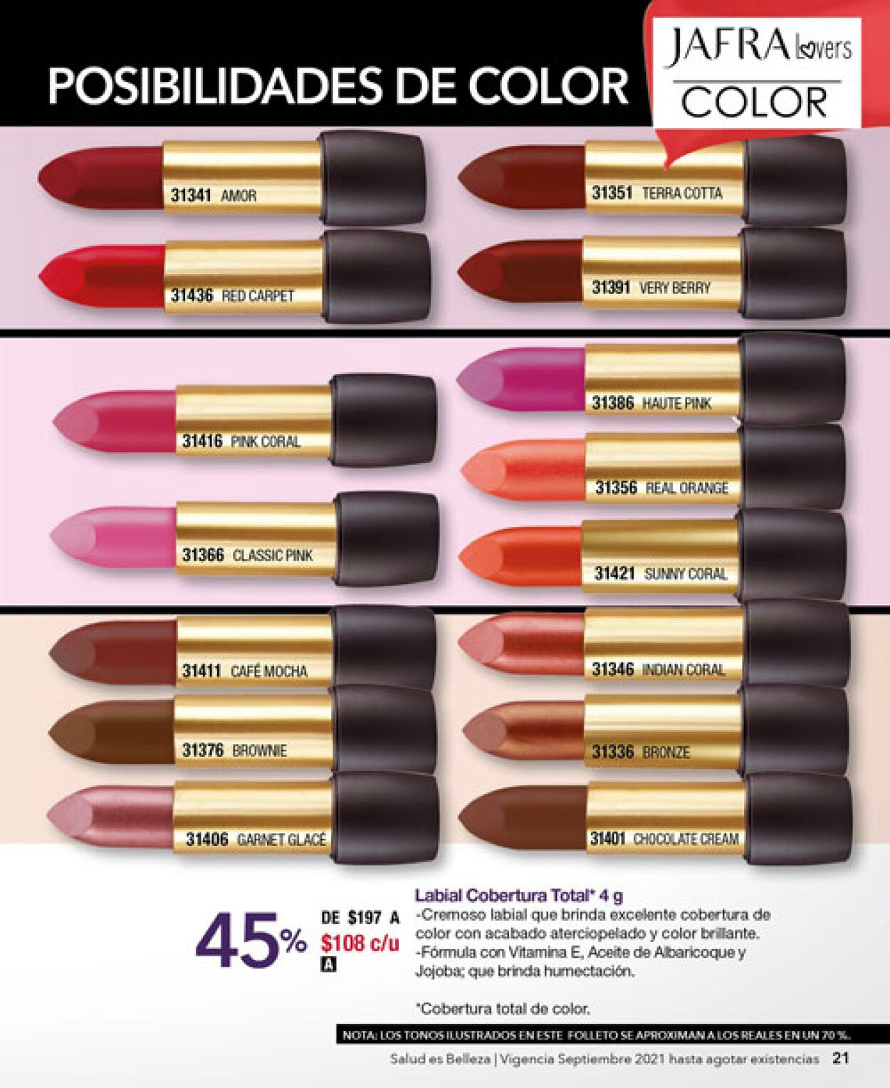 Catálogo Jafra 01.09.2021 - 30.09.2021