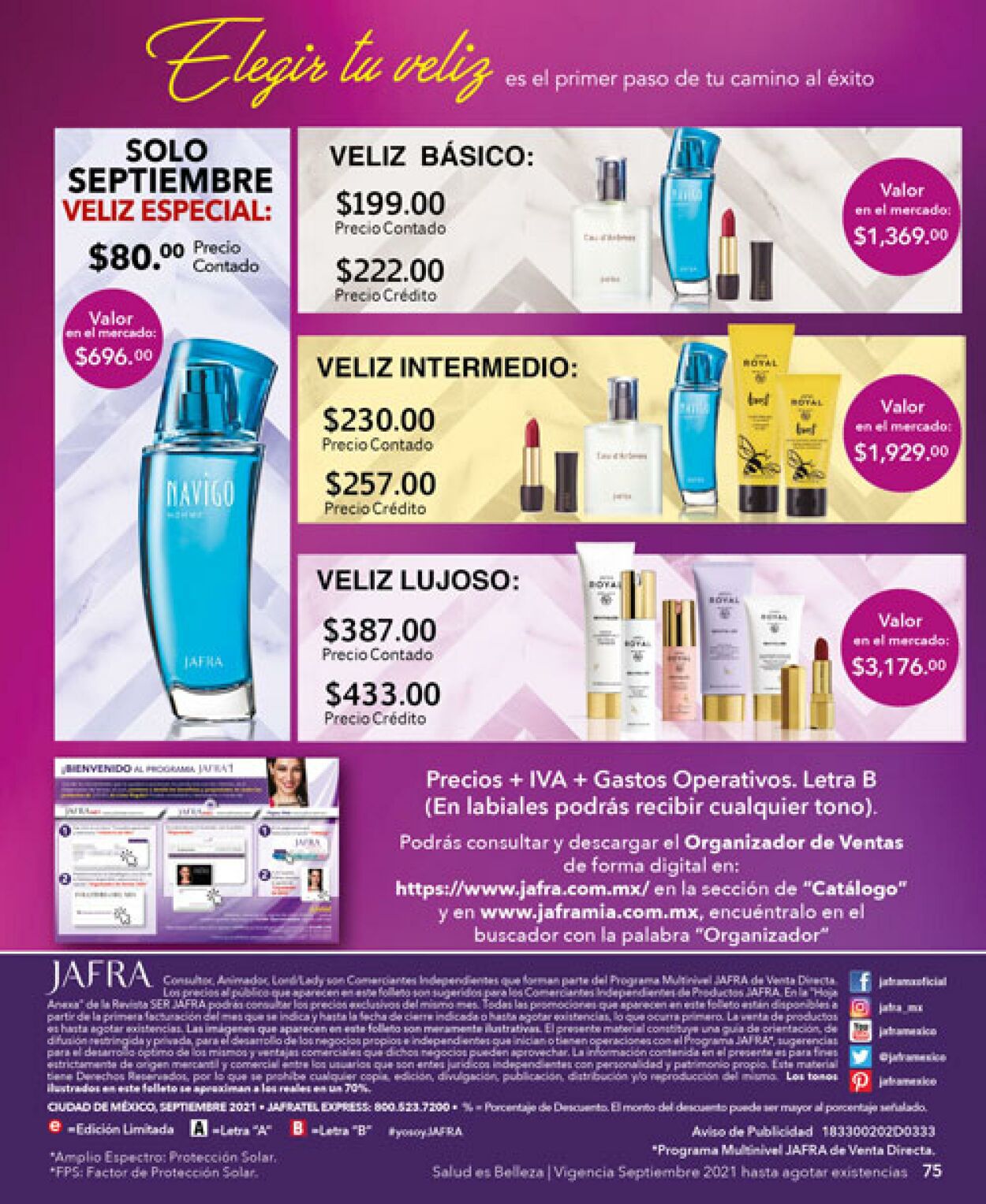 Catálogo Jafra 01.09.2021 - 30.09.2021