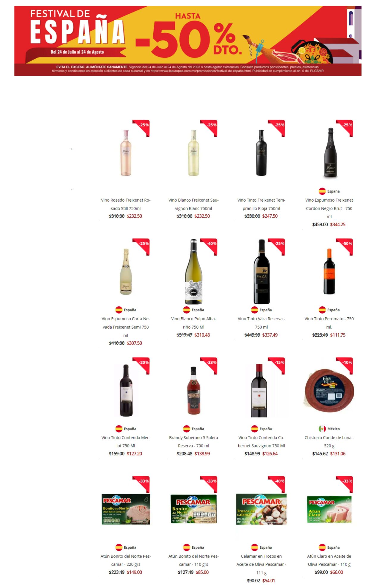 Catálogo La Europea 24.07.2023 - 24.08.2023