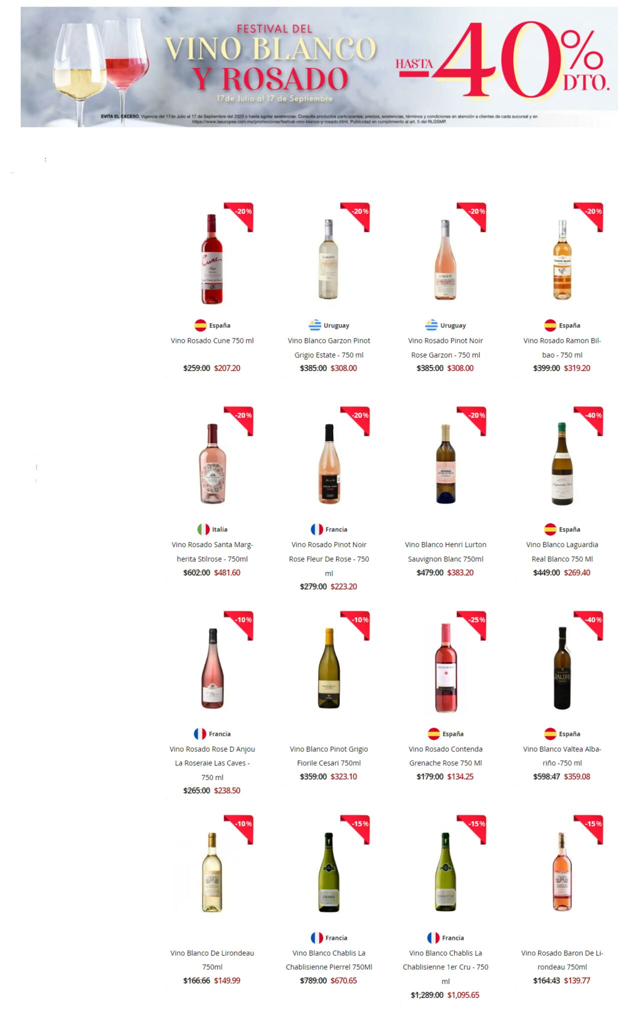 Catálogo La Europea 17.07.2023 - 17.09.2023