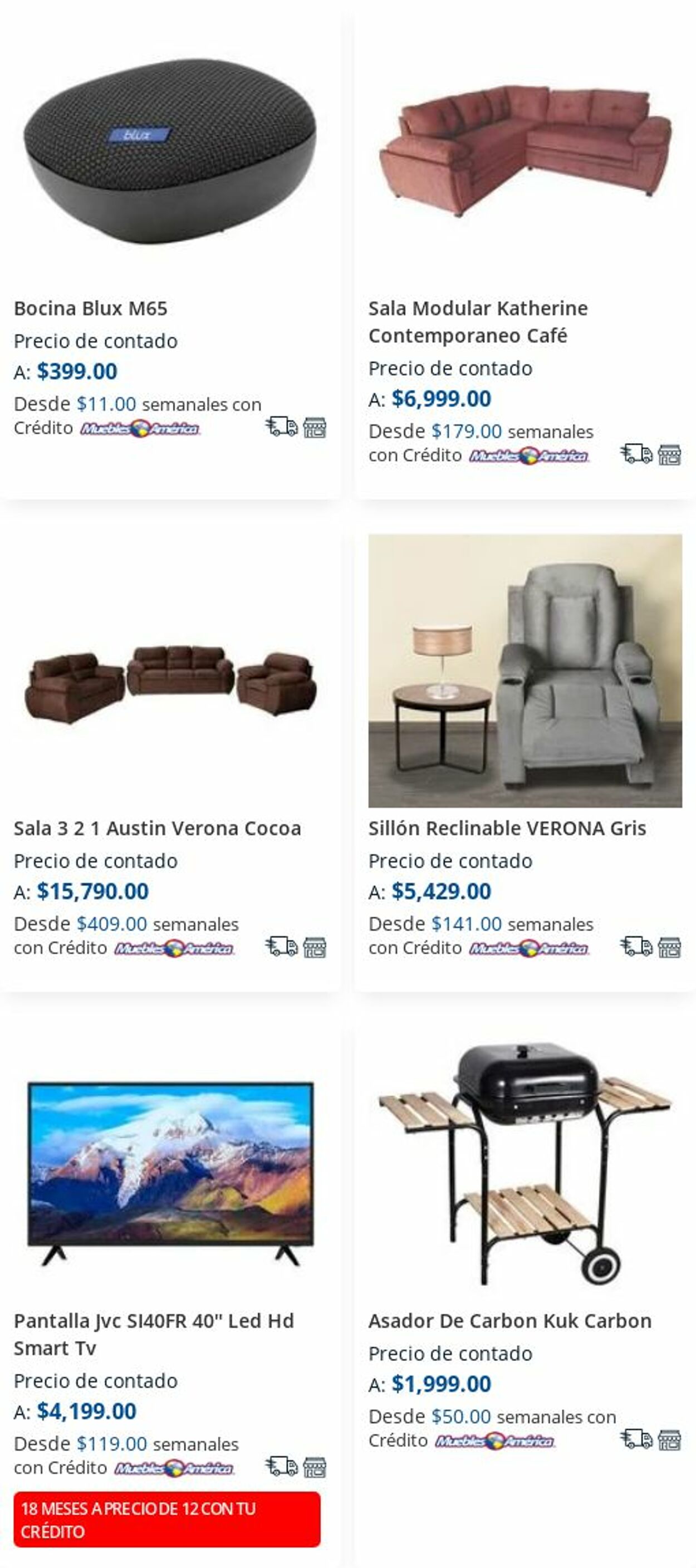 Catálogo Muebles America 25.03.2024 - 31.03.2024