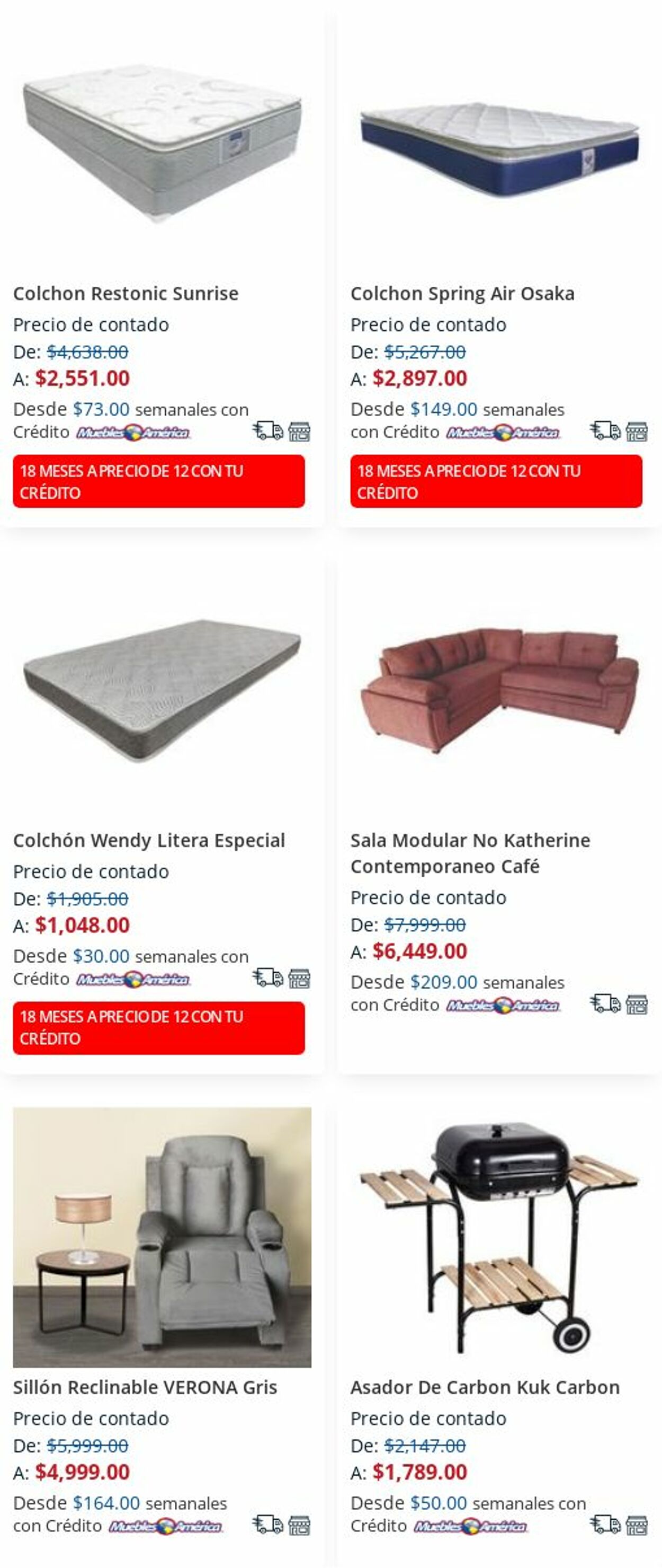 Catálogo Muebles America 30.10.2023 - 05.11.2023