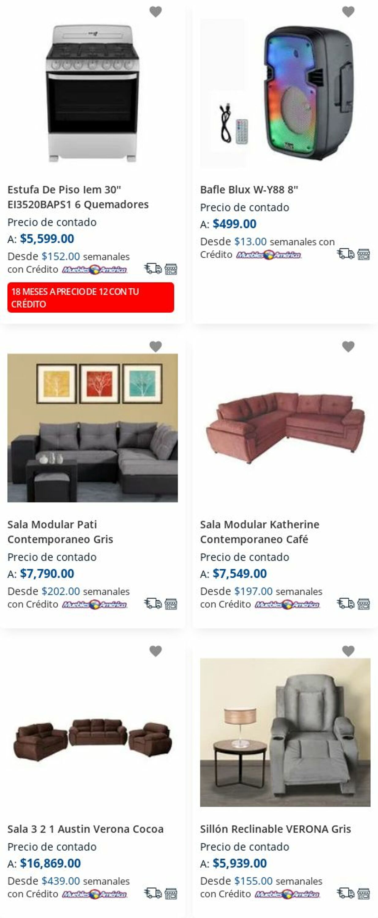 Catálogo Muebles America 14.10.2024 - 20.10.2024