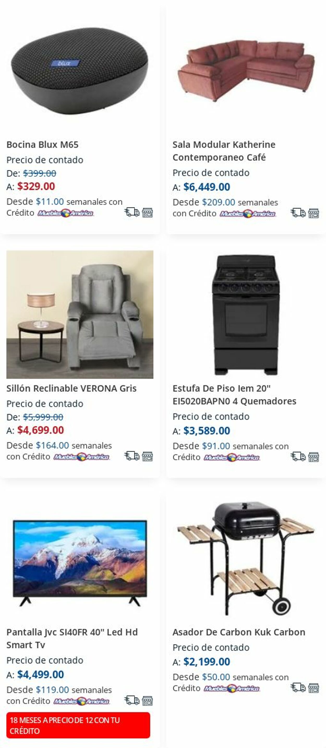 Catálogo Muebles America 01.01.2024 - 07.01.2024