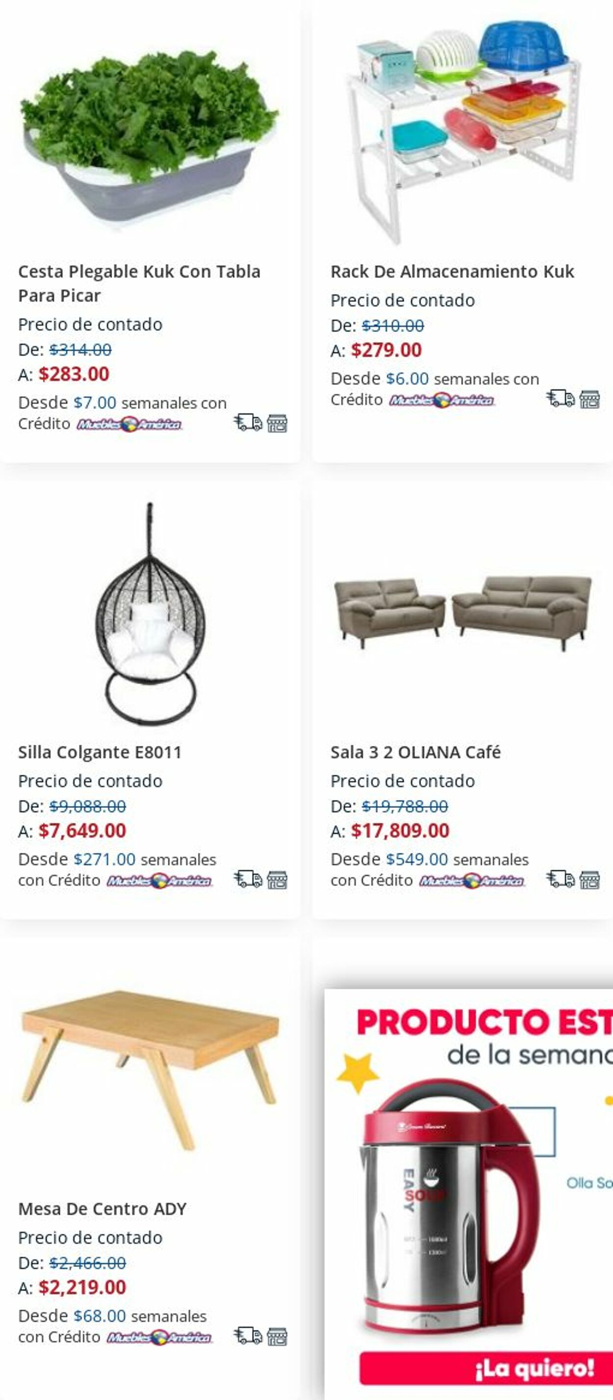 Catálogo Muebles America 30.08.2022 - 13.09.2022