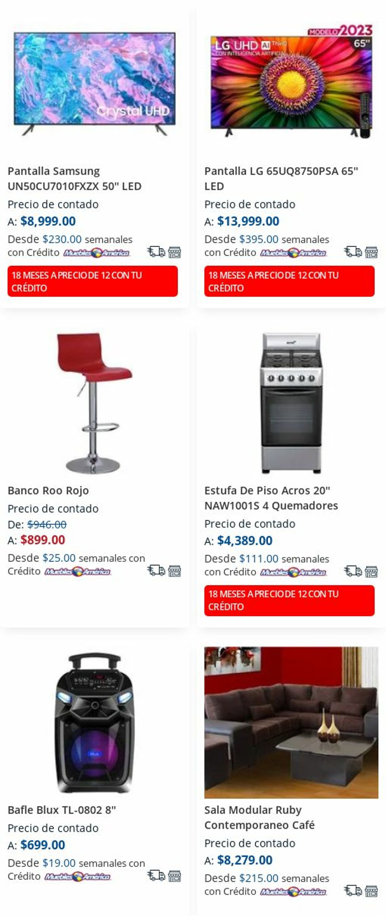 Catálogo Muebles America 01.04.2024 - 07.04.2024