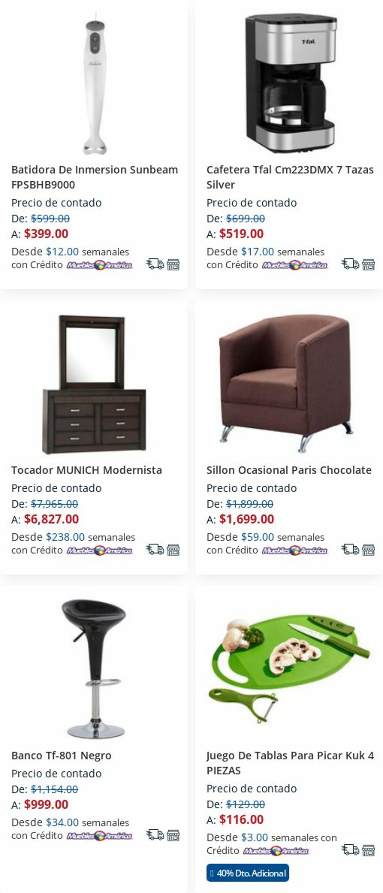 Catálogo Muebles America 27.07.2022 - 09.08.2022