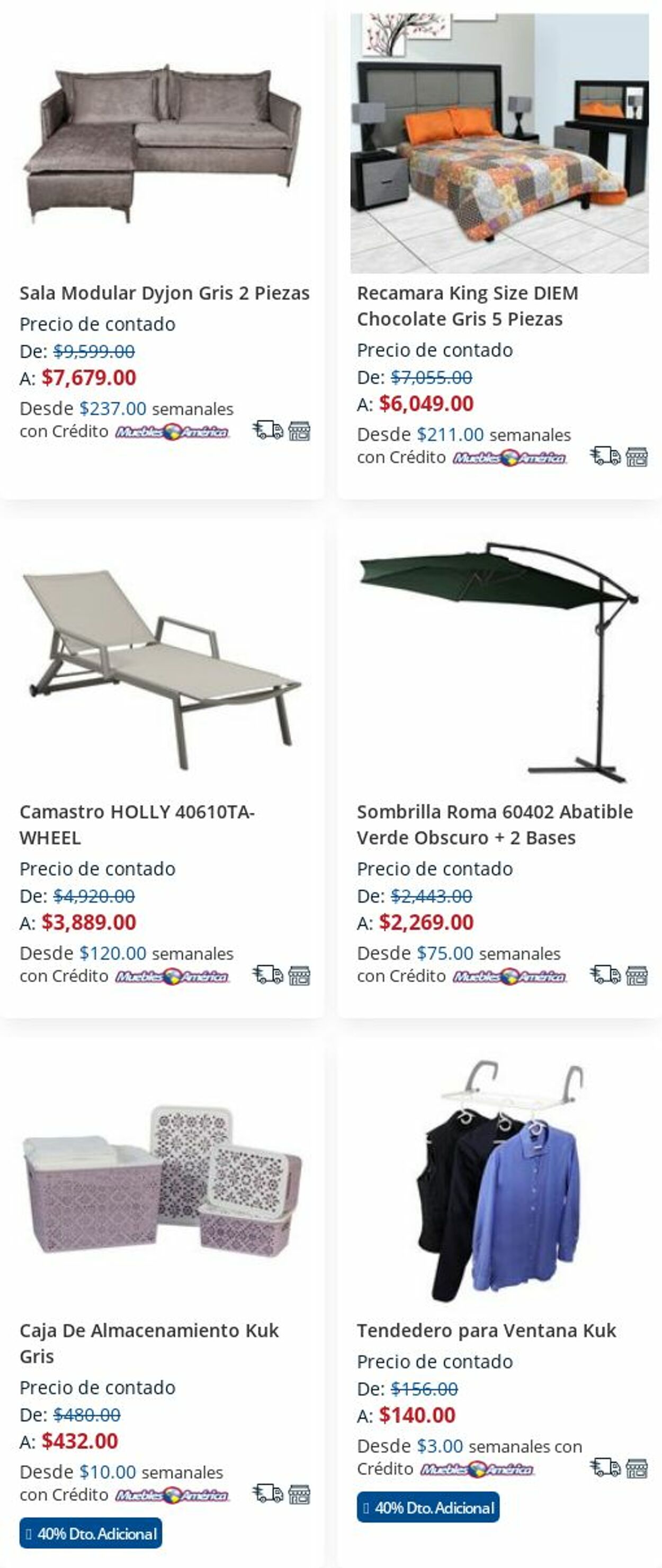 Catálogo Muebles America 27.07.2022 - 09.08.2022