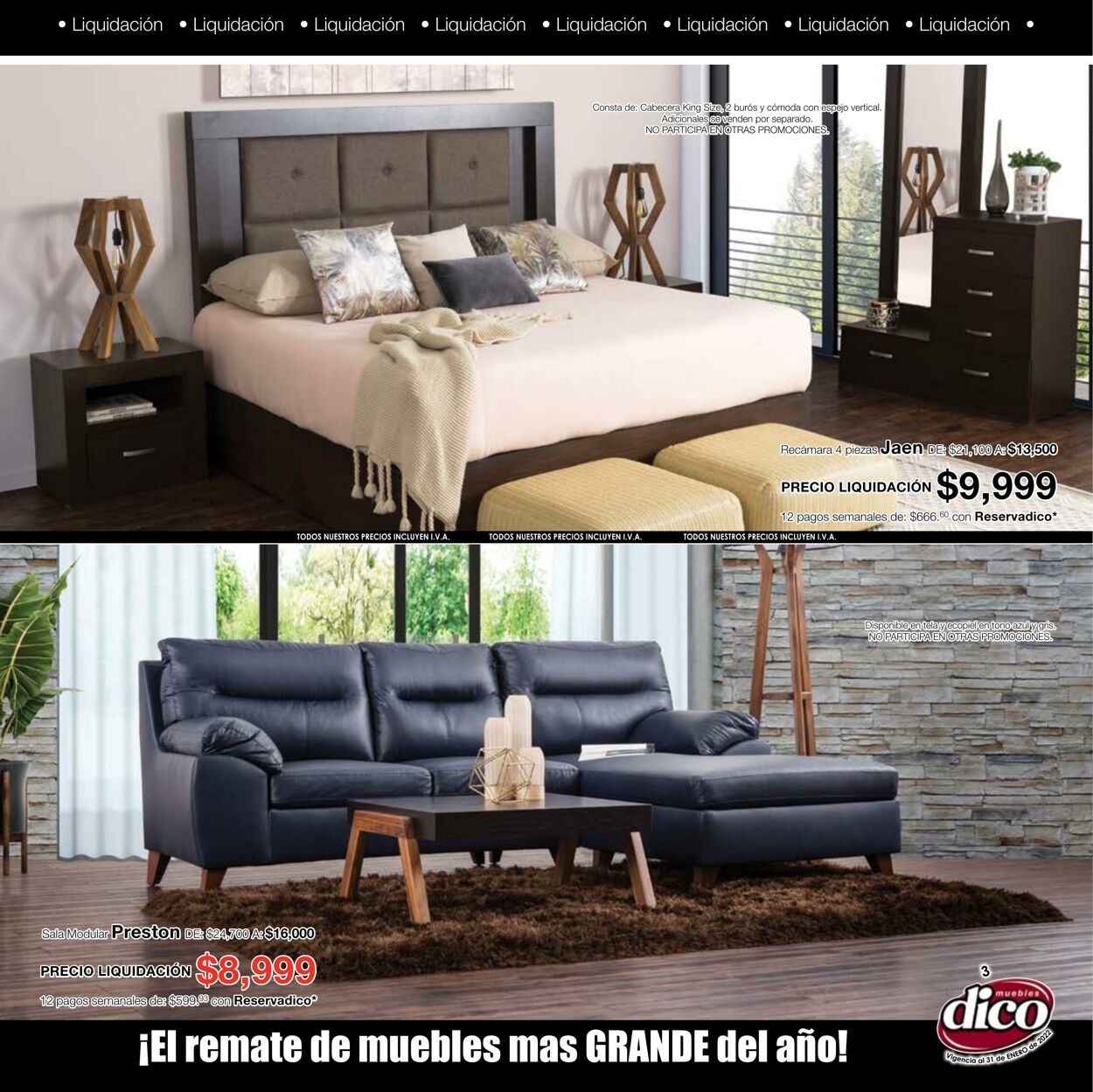 Catálogo Muebles Dico 01.01.2022 - 31.01.2022