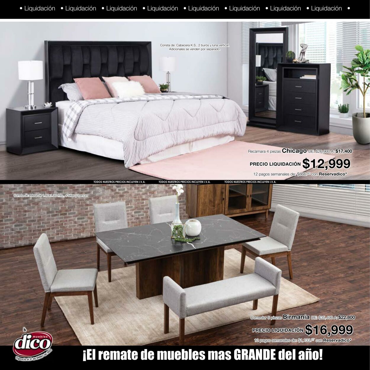 Catálogo Muebles Dico 01.01.2022 - 31.01.2022