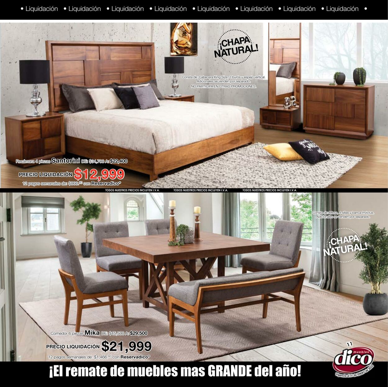 Catálogo Muebles Dico 01.01.2022 - 31.01.2022