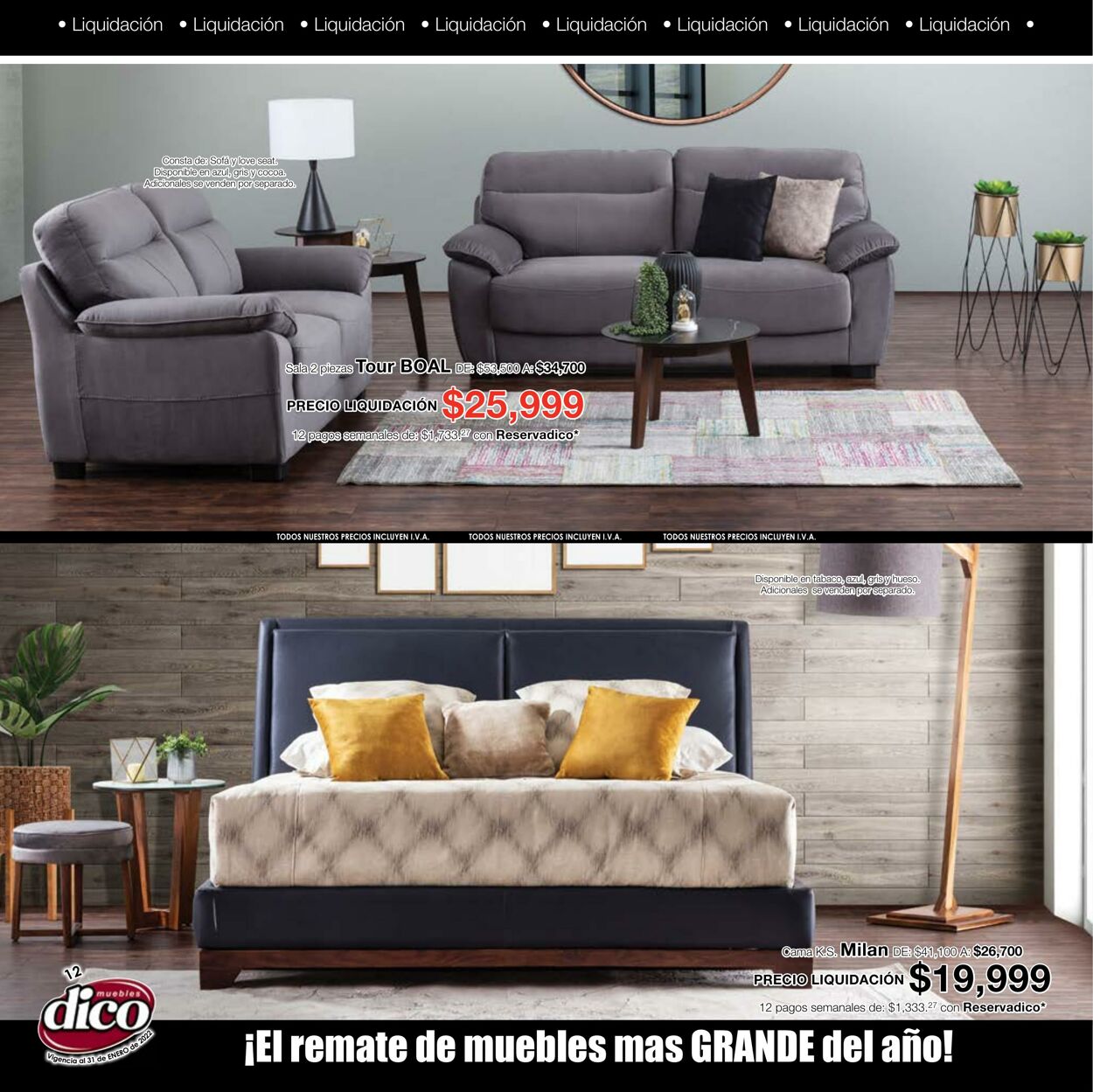 Catálogo Muebles Dico 01.01.2022 - 31.01.2022