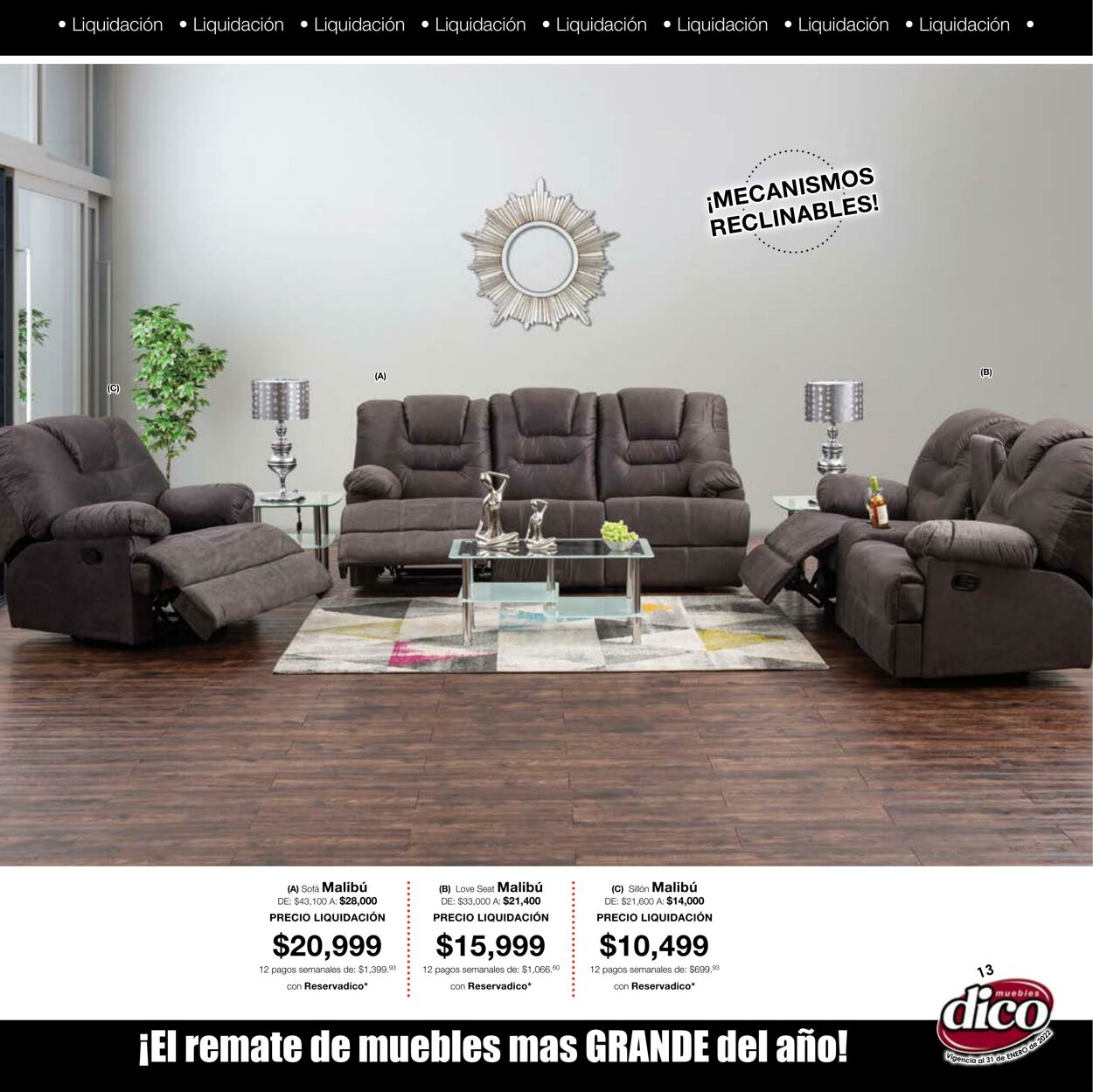 Catálogo Muebles Dico 01.01.2022 - 31.01.2022