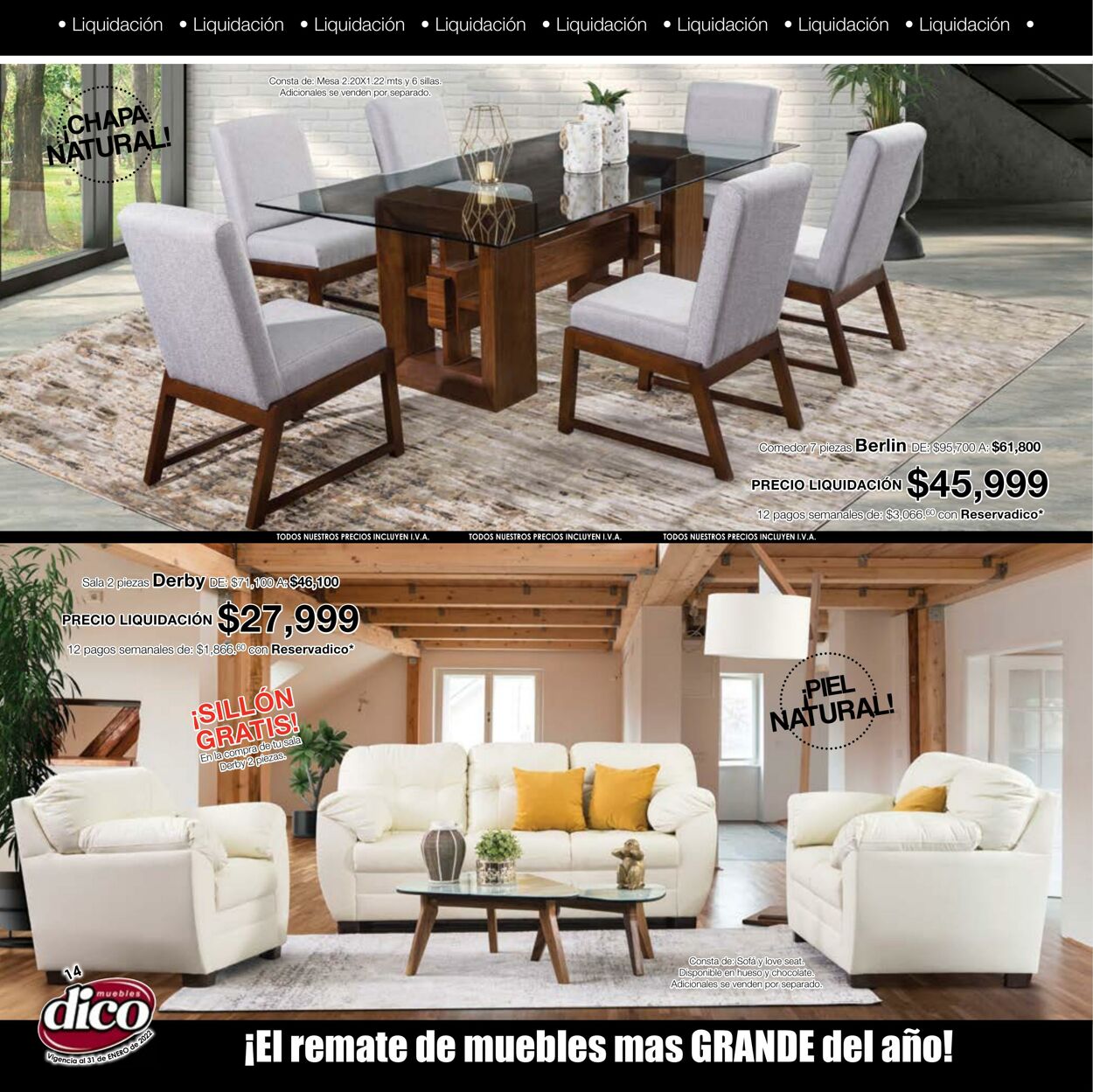 Catálogo Muebles Dico 01.01.2022 - 31.01.2022