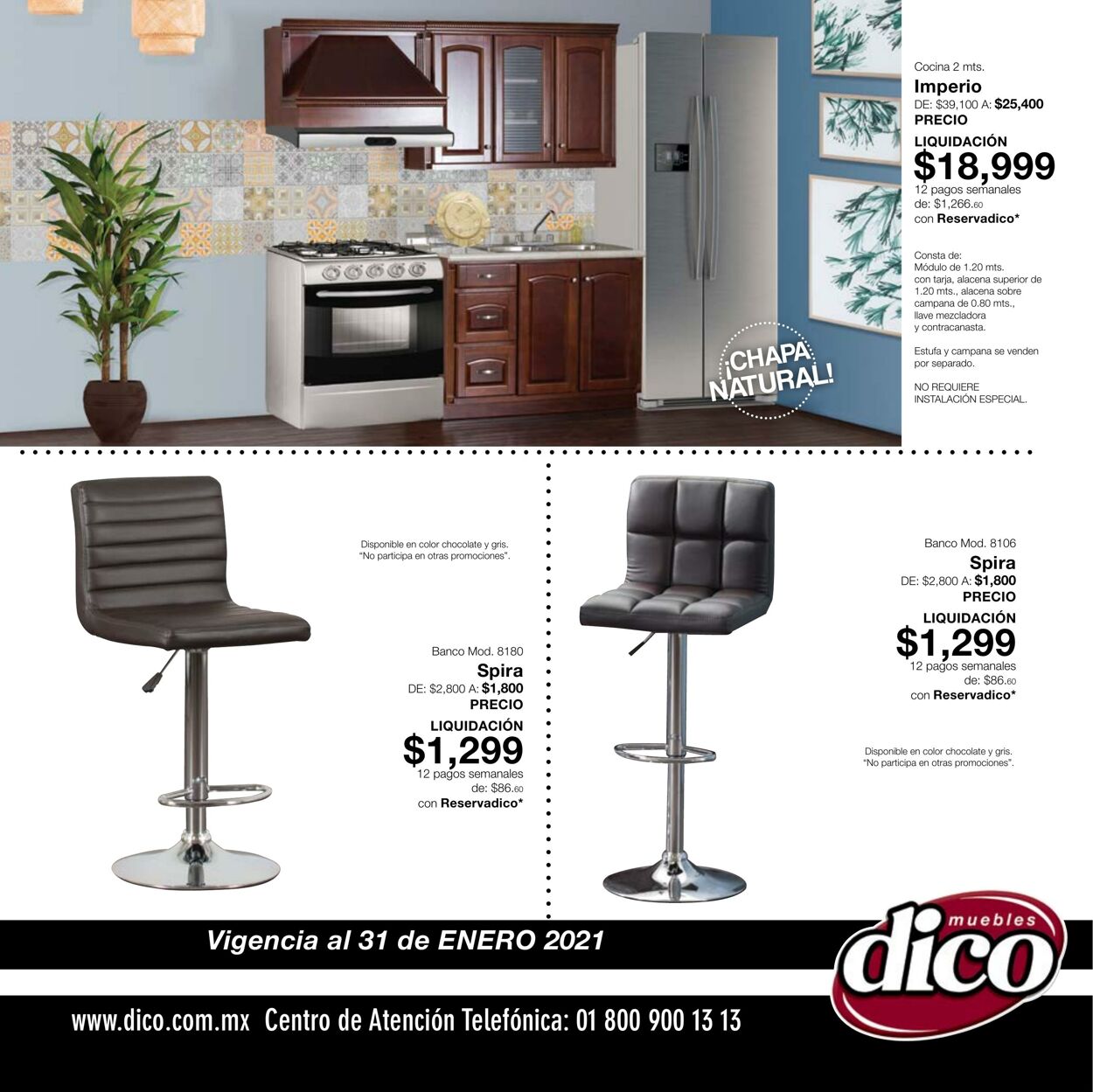 Catálogo Muebles Dico 01.01.2022 - 31.01.2022